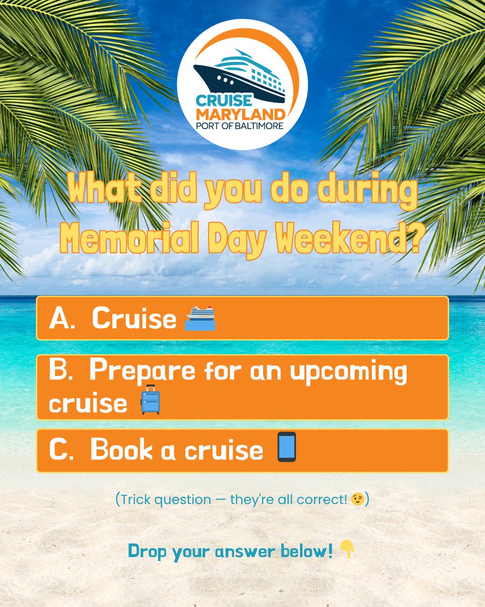 Cruise Maryland tweet media