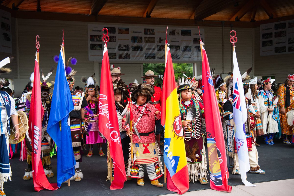 calgarystampede's tweet photo. Welcoming a new year at Elbow River Camp presented by @Enbridge, grounded in connection and cultural awareness.

The Calgary Stampede is proud to continue our longstanding partnership with Tipi Holders from Treaty 7 First Nations, now entering its 114th year. The Treaty 7 flags stand as a reminder of the relationships that guide us, today and always.

@CSElbowRvrCamp