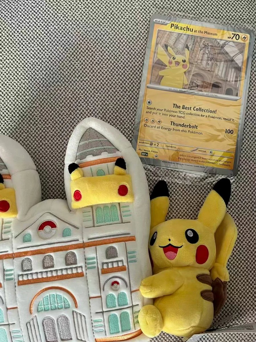 johanreins's tweet photo. I really like this Pikachu plushie. https://t.co/ShmQ65qrBD
