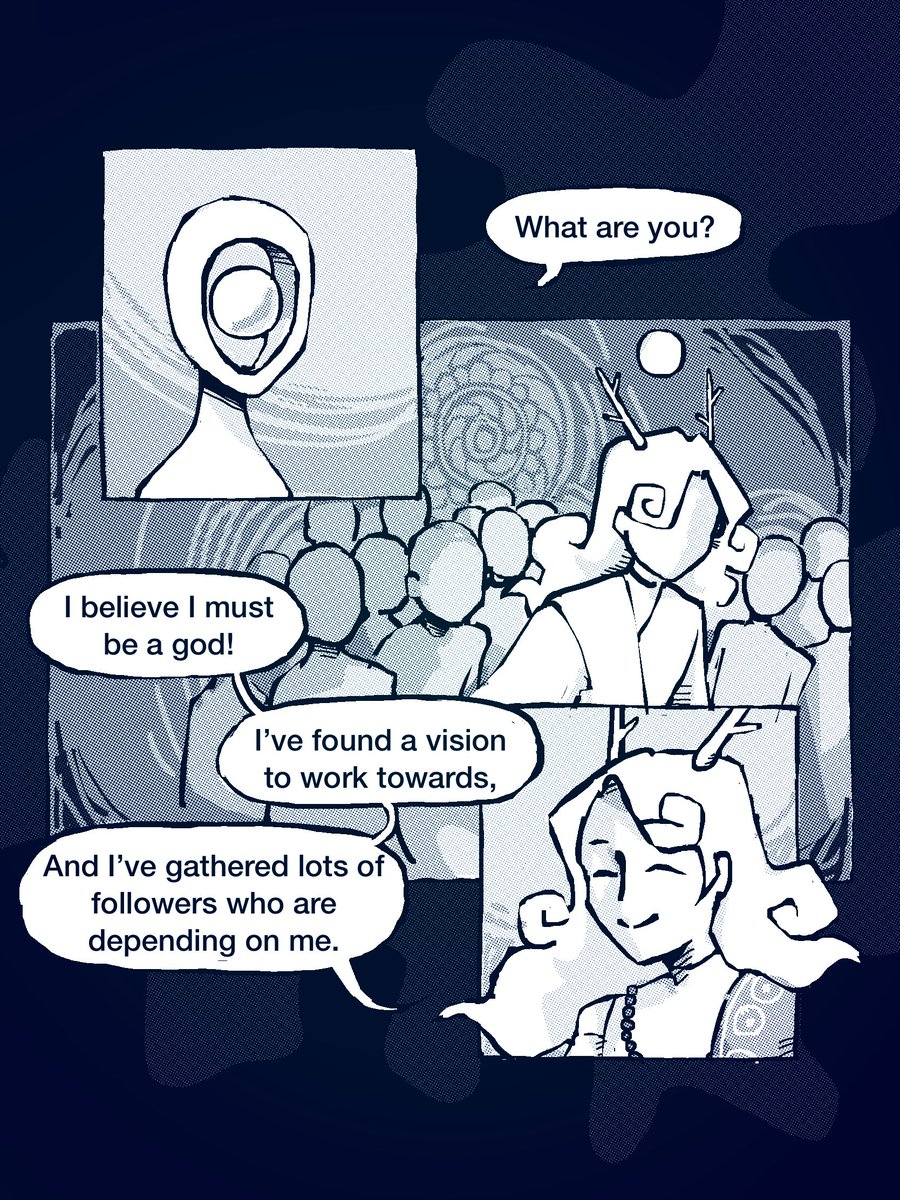 piqlia's tweet photo. silly goose discovers friendship, is confused (2/8) #oc https://t.co/emiioeQmv2