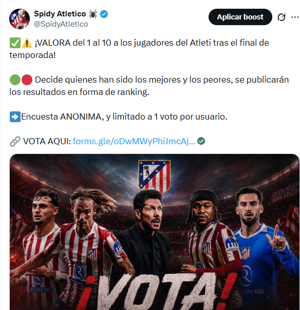 Spidy Atletico 🕷️ tweet media