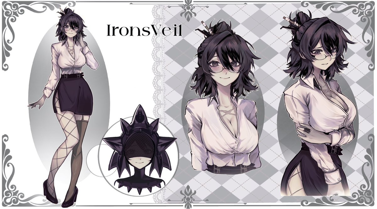 Iron’s veil | The Iron maiden VTuber 🤍📋🗡️ tweet media