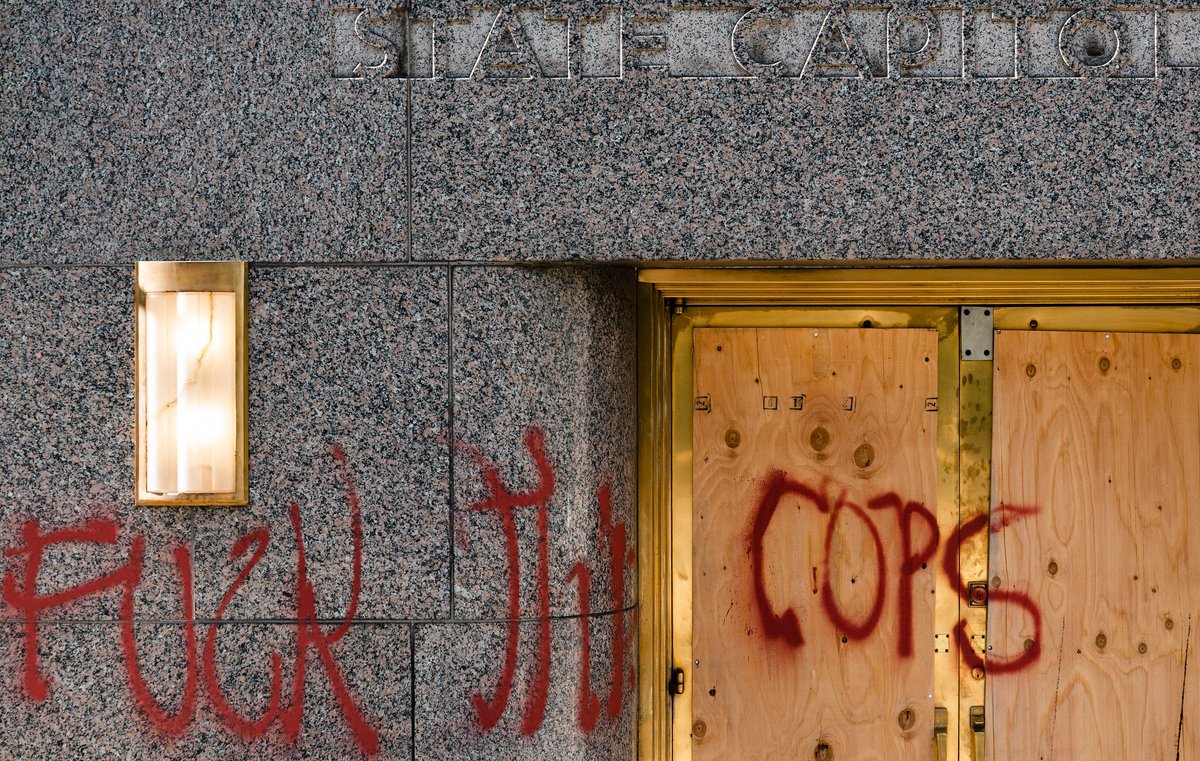 TyRy's tweet photo. Denver, CO / Capitol Hill, the morning after George Floyd was murdered.

#history #georgefloyd #nikkor #denver #photojournalism #photography https://t.co/JwIyDbx9hZ
