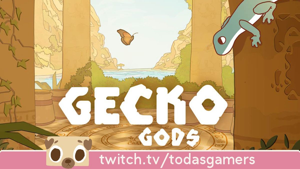 TodasGamers's tweet photo. Tarde de directo con el lagartito cuqui. A las 7pm CEST, kelerele y @AzkaLaura terminan las aventuras de #GeckoGods. ¡Venirse!
#directoconcroquetas https://t.co/y6QSlisJ1H