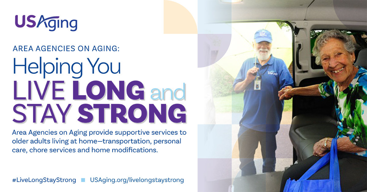 theUSAging's tweet photo. A little support can make a big difference. #AreaAgenciesOnAging help #OlderAadults access rides, in-home care, meal support, fall prevention and more. Connect to services near you: 1-800-677-1116 | https://t.co/a4gelhTFP3. #ChampionYourHealth https://t.co/3VgbIJ427Y