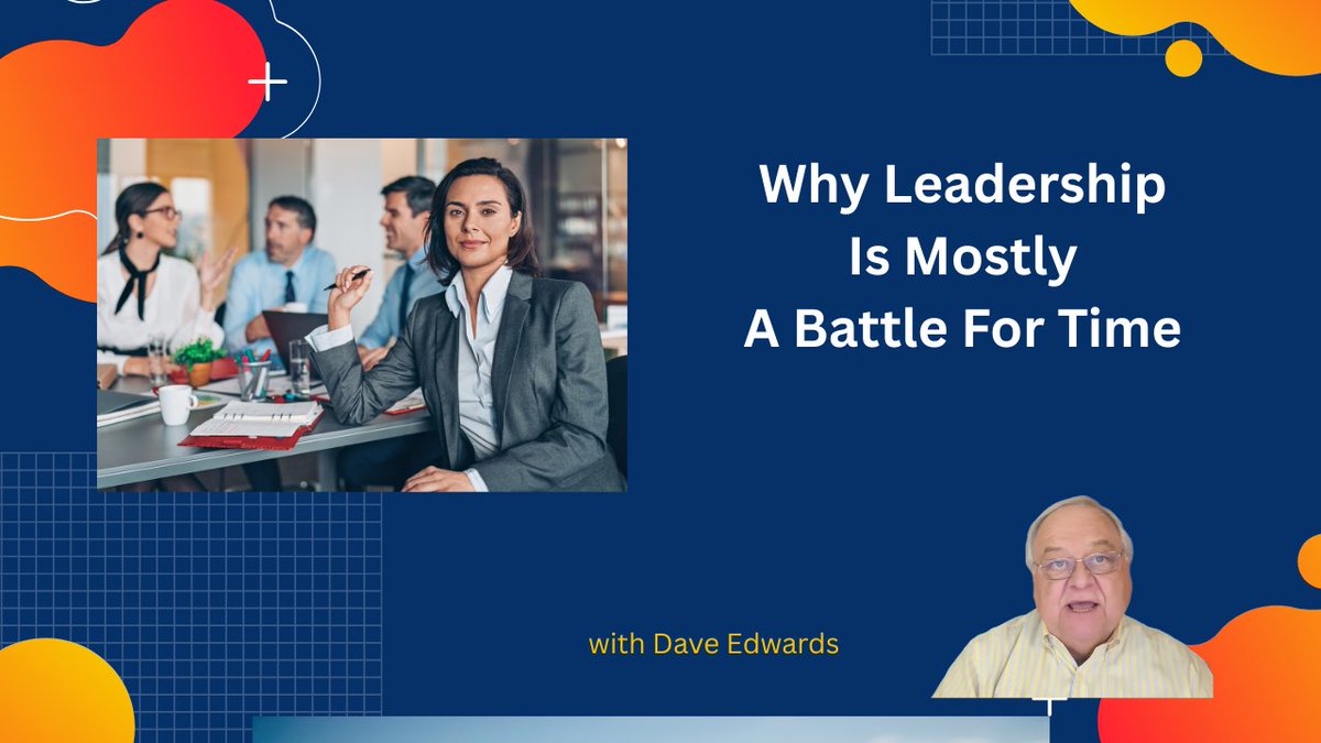 DaveEdwardsLLC's tweet photo. Leading an organization may look simple from the outside, yet the role imposes heavy demands. The head of an organization must guide people manage time and balance competing needs every day
https://t.co/uCU0RuOnKm
#leadership #management #productivity #nonprofit #selfimprovement https://t.co/WGeki2TTqh