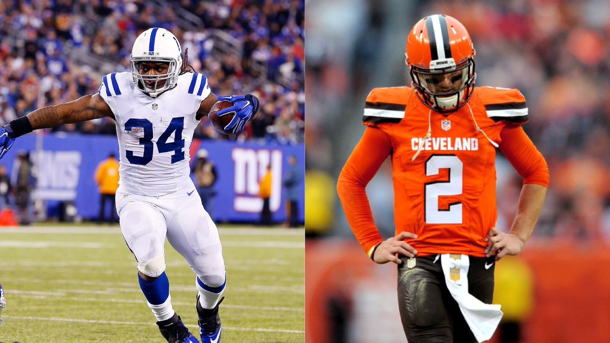 SleeperColts's tweet photo. The Colts traded a 2014 first-round pick for Trent Richardson.

He averaged 3.1 yards per carry in 29 games with Indy.

Cleveland later traded that Colts pick to move up and draft Johnny Manziel.

Pain all around. https://t.co/XEbld49XzB