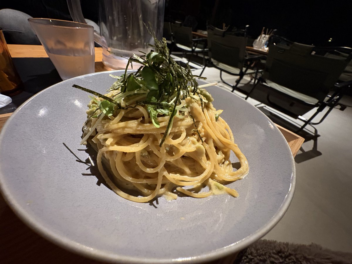 kari96neko's tweet photo. ここのアボガドわさびパスタうめぇー！ https://t.co/lEo7t36tCI