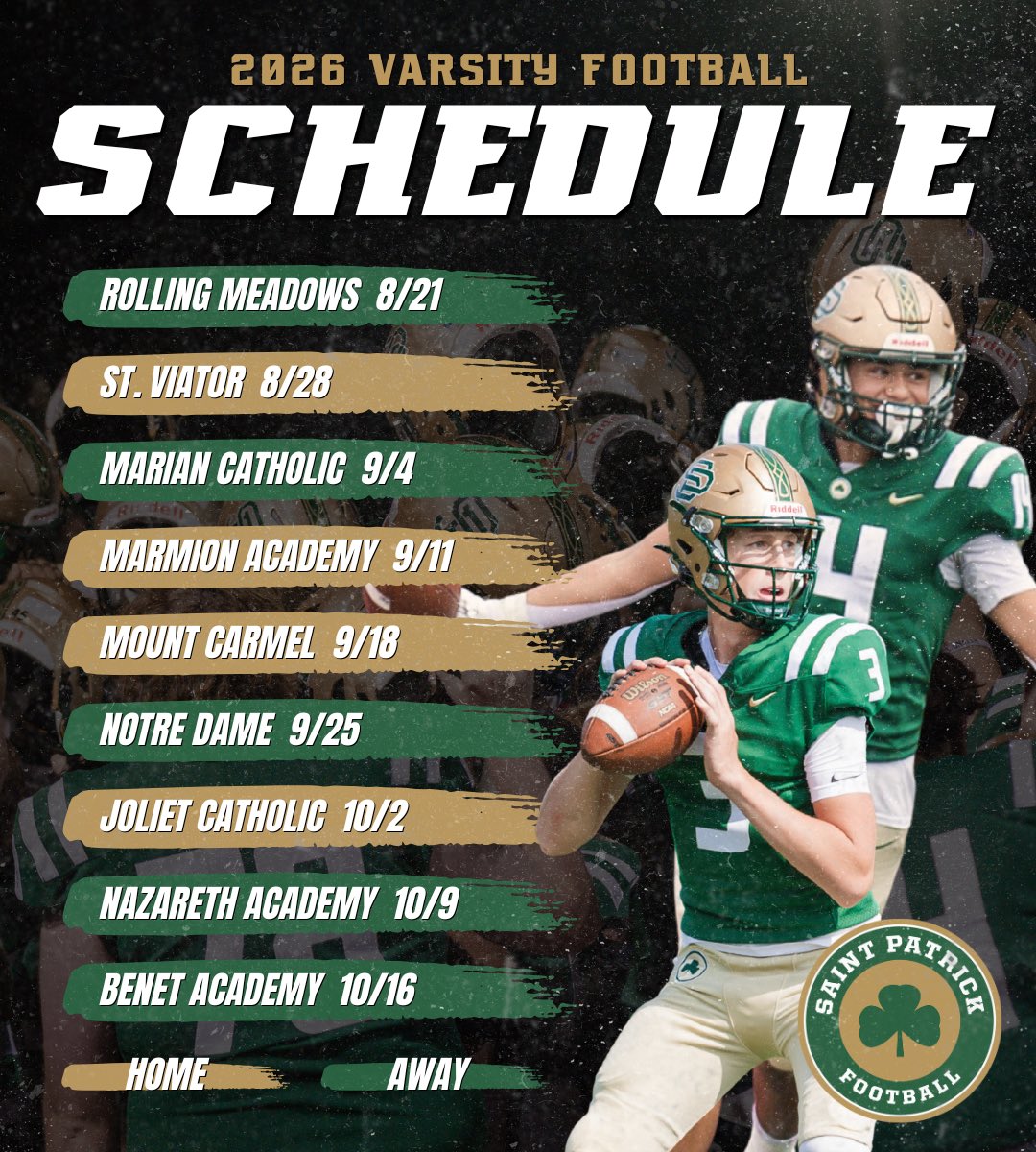 Saint Patrick Football tweet media