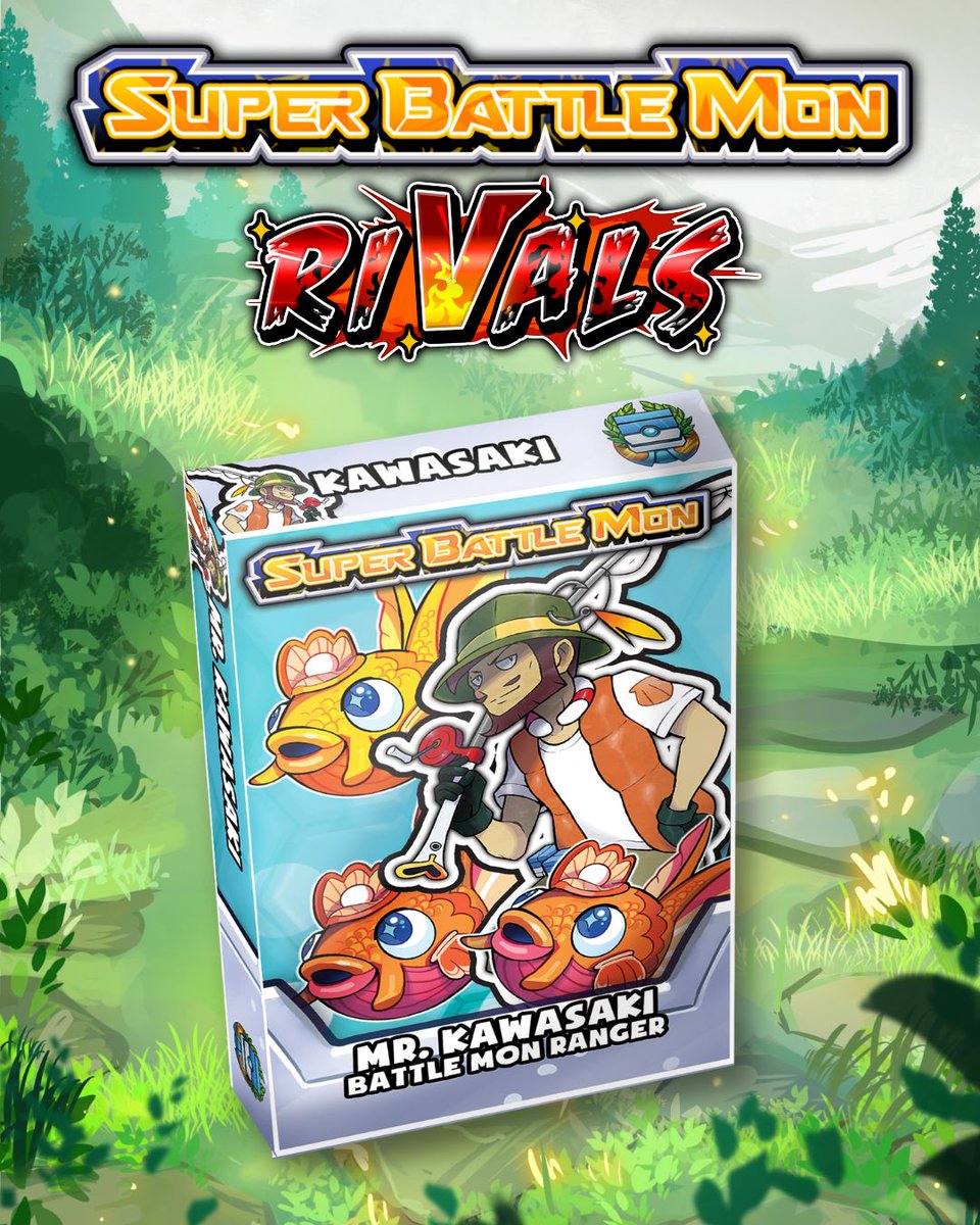 ScienceQuinn's tweet photo. Get ready to cast your line with Mr. Kawasaki's fish deck in SBM: Rivals!

❖ 108 Cards in the set
❖ 3 New Box Toppers
❖ 10 New Rangers

https://t.co/UqCQ6m0Vc8

=================
Big battles, tiny decks, zero barriers. https://t.co/prQVLBXSTd