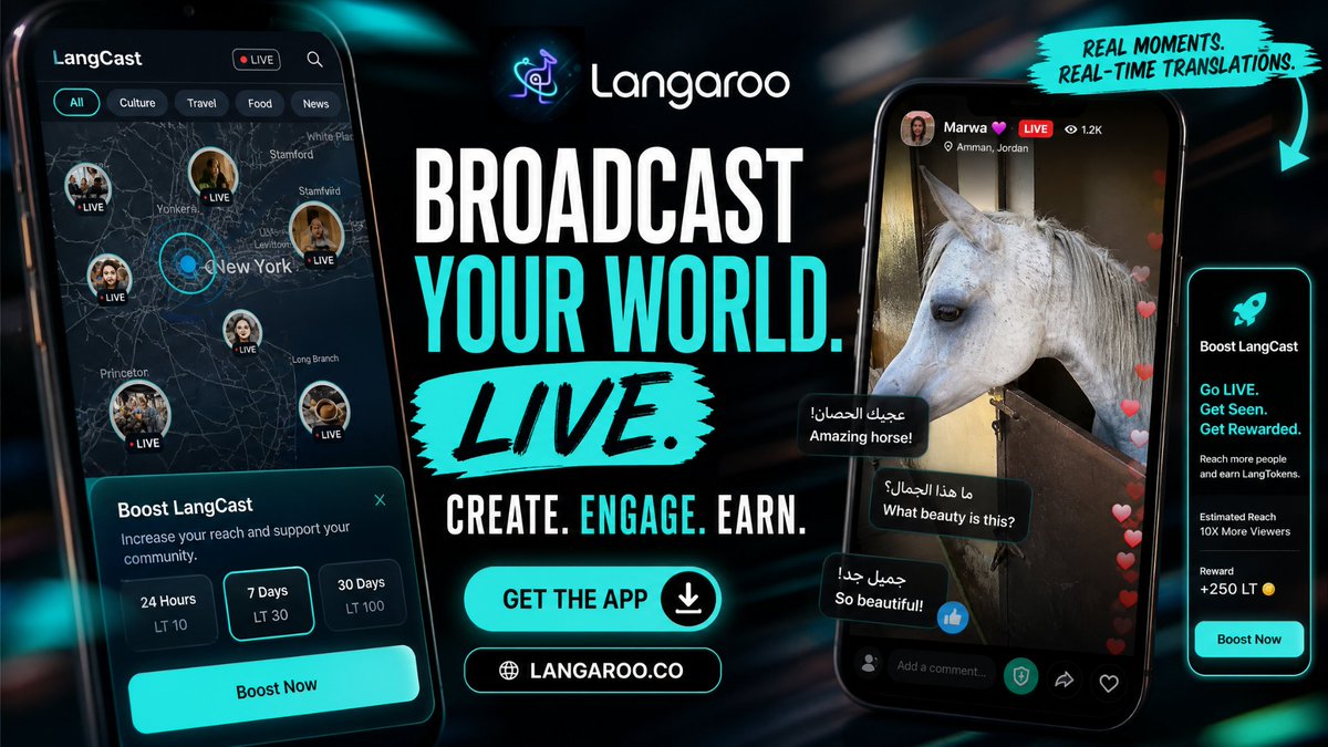 WorldlyC90968's tweet photo. The world feels different when you can see it live 🔥

Festivals, cities, random street moments, nightlife, sunsets — happening right now on langcasts

Social media should feel alive again 👀

👉 https://t.co/w6Ih1zKAx0

#Langaroo #LangCast #LiveMoments #GlobalDiscovery #fyp https://t.co/xutlKMdZbW