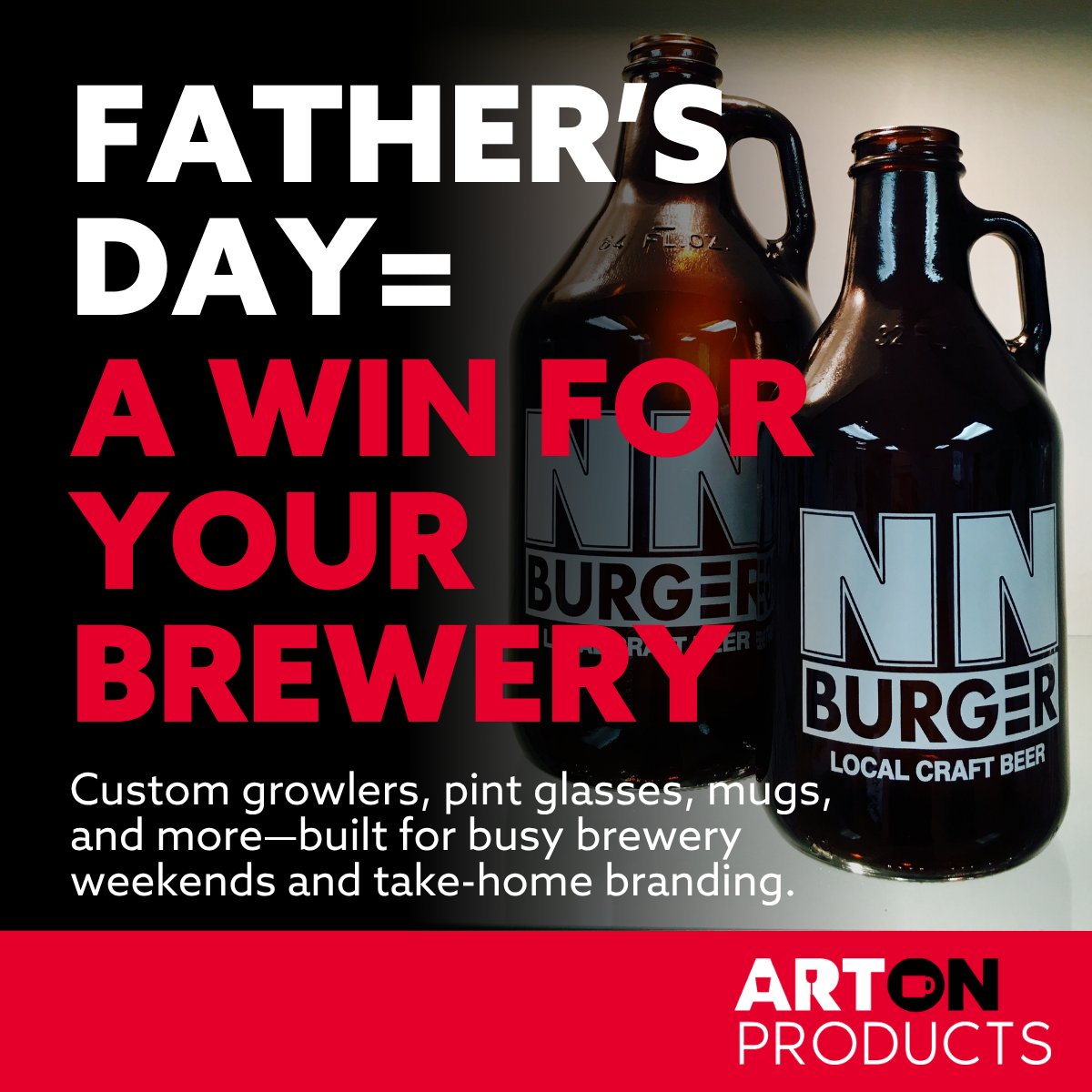 ARTonProducts's tweet photo. Father’s Day is a big opportunity for breweries. 🍺 Are you ready for the rush?

📦 Planning for Father’s Day starts now—let’s make sure your glassware is ready. https://t.co/Vjy9NlGjO7

#FathersDay #CraftBeer #BreweryMarketing #CustomGlassware #TaproomLife #BeerBranding https://t.co/5CtjatlqjK