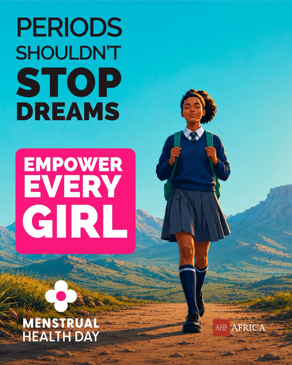 ahfafrica's tweet photo. Every girl deserves the freedom to learn, grow, &amp; dream without interruption.
Menstruation should never limit education, confidence, or opportunity. With access to information, dignity, &amp; support, girls can stay in school and thrive.
#MenstrualHealthDay #EmpowerEveryGirl https://t.co/v7TtPqPqpa
