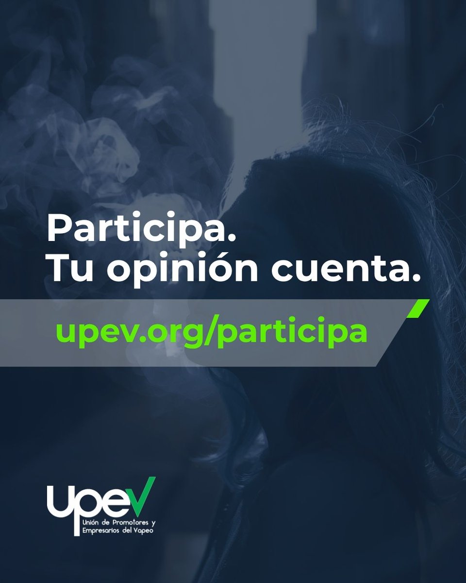 UPEVasociacion's tweet photo. Europa está decidiendo tu futuro.

La Comisión Europea ha abierto una consulta pública sobre el vapeo y cualquier ciudadano puede aportar su opinión.

La TPD afectará directamente a consumidores, tiendas, fabricantes y empleos.

🔴 Menos opciones.
🔴 Más restricciones.
🔴 Más mercado ilegal.
🔴 Mayor accesibilidad para los menores.
🔴 Menos libertad de elección para ti. 

Por eso, ahora es tu momento de participar. Porque si no lo haces, otros decidirán por ti. Participa: https://t.co/flHwFr6faX

#SOSVapeo #ParticipaTPD #TPD #Vapeo #vaper #vapeador #tabaco