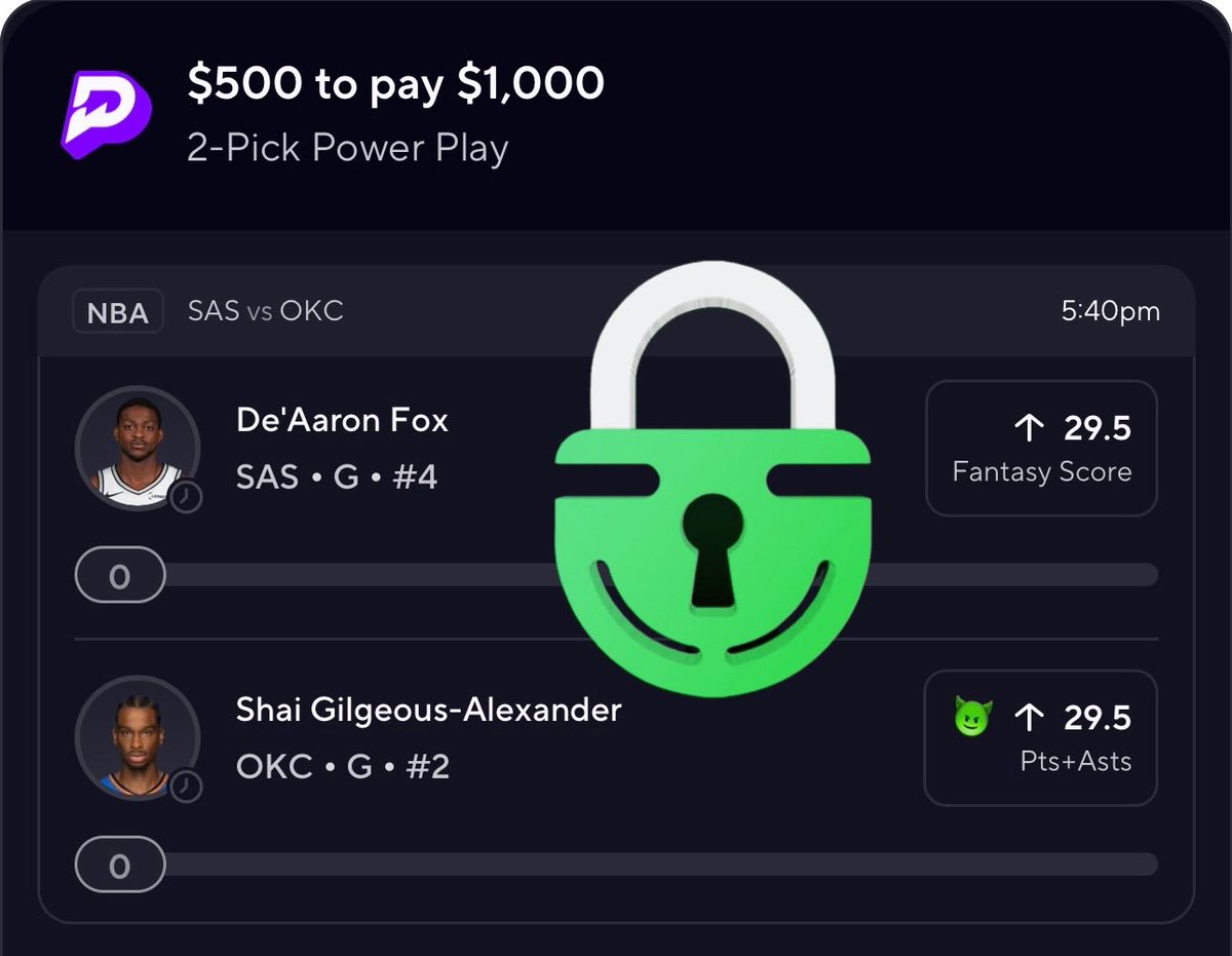 LevsLocks's tweet photo. NBA POTD 🏀 If my parlay hits, I’ll send $50 via Cash App to one lucky person who likes and retweets this tweet! 🔥 Must like and retweet to enter. Let’s eat! 🍽️

#NBA #PrizePicks #Betting https://t.co/yZnN85BAnV