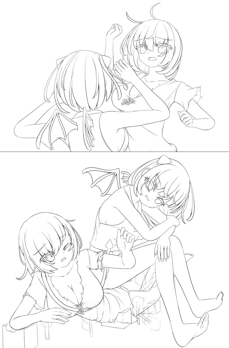 ミスミ@巨大娘ちゃん絵描き tweet media