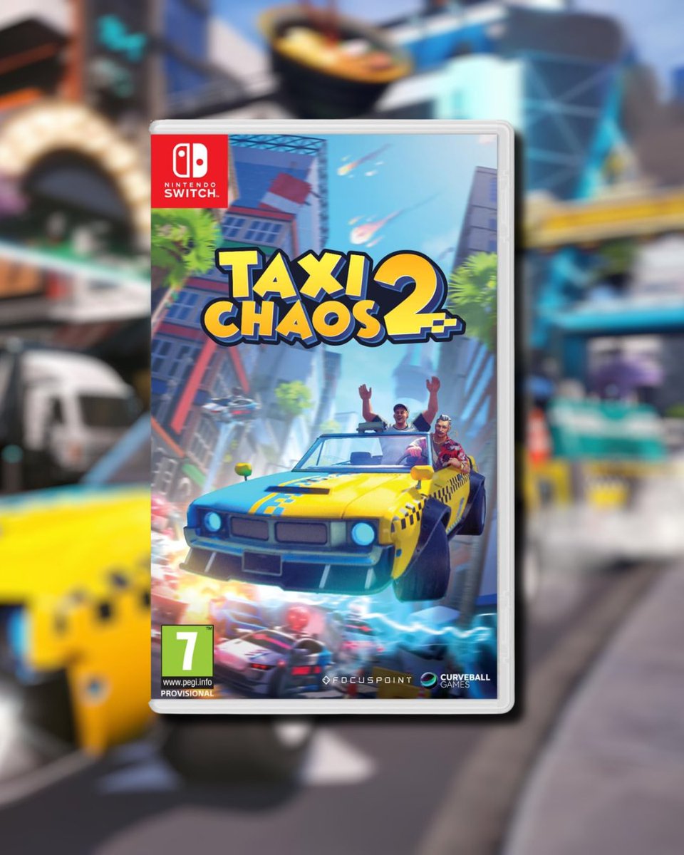 microidsdistri's tweet photo. 🚕💨 San Valeda t'appelle !

Taxi Chaos 2 est dispo maintenant en édition physique sur PS5 et Nintendo Switch 2 ! Arcade, chaos, TaxiBots et scores à battre… le shift commence !

Tu joues sur quelle plateforme ? https://t.co/0a6ZzZrjpE