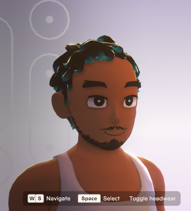 KOOPMode's tweet photo. hold on ✋ testing “curly hair 008” in our character creator but im suddenly blushin https://t.co/ZLsBxMoJ1a
