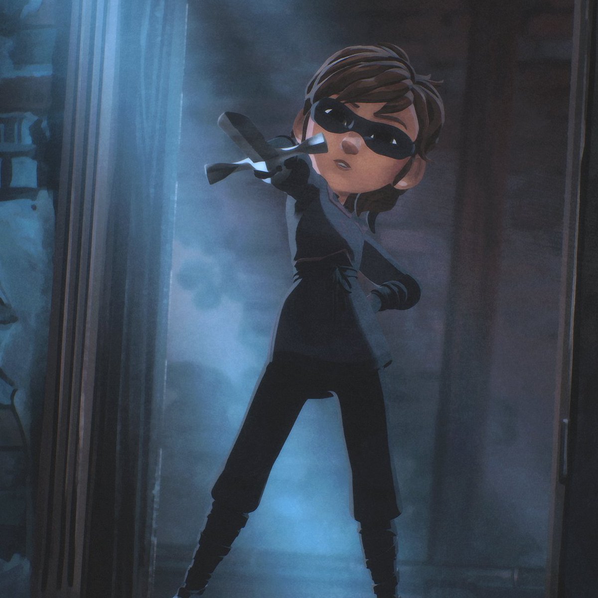 wingfeathersaga's tweet photo. Shadowblade appreciation post. 🤺 Look at our girl in her cool new mask. https://t.co/lcOK7Plt5t