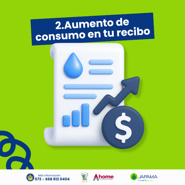 JAPAMAAHOME's tweet photo. ¿Tu consumo aumentó sin explicación?
Podría tratarse de una fuga silenciosa. Revisa estas señales y detecta el problema a tiempo. 💧
#NoMásFugas #CadaGotaCuenta #JapamaInforma https://t.co/I5CjtfHRsW