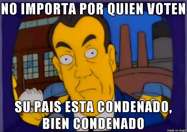 danny8002's tweet photo. Los Simpsons predijeron las elecciones en Colombia. https://t.co/xEun5gleKD