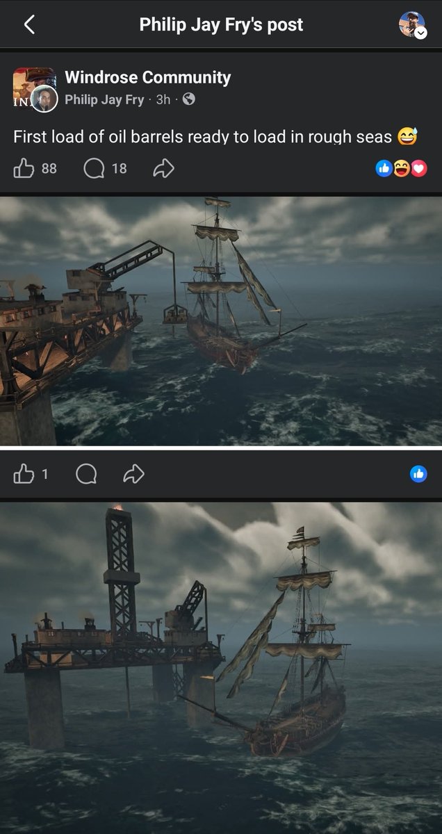 Demigorn's tweet photo. This is why im hooked on the Windrose gaming community, we are so creative and keep building amazing things. 👀

Who knew PVE Sailor game where you hunt pirates as a Privateer with your friends could be so fun 😁 https://t.co/spMlR1Wmuw