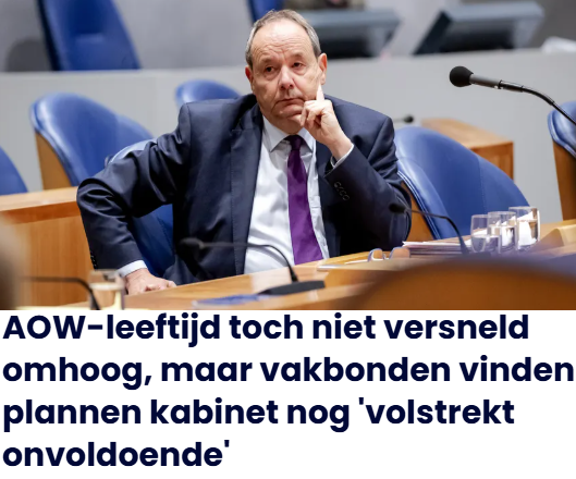 Matthijs85's tweet photo. Kabinet schrapt verhoging AOW-leeftijd
maar blijft bezuinigen op WIA en WW https://t.co/gOQFQ3U9e2
Terwijl uitgaven aan werkloosheid en arbeidsongeschiktheid 'historisch laag' zijn https://t.co/IqEfhoYwSv

Dus acties gaan door! ✊ @FNV
Stop deze onnodige afbraak! #eenvandaag https://t.co/MXyZ7P5CQl