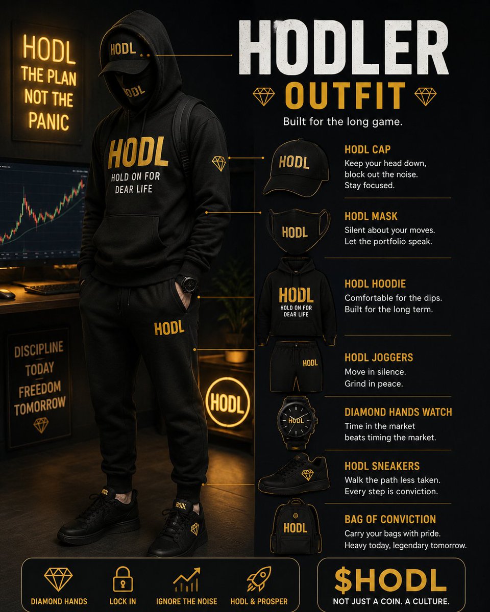 Prof_math99's tweet photo. @binance OUTFIT OF $HODL'ers https://t.co/uSboDUPRJI
