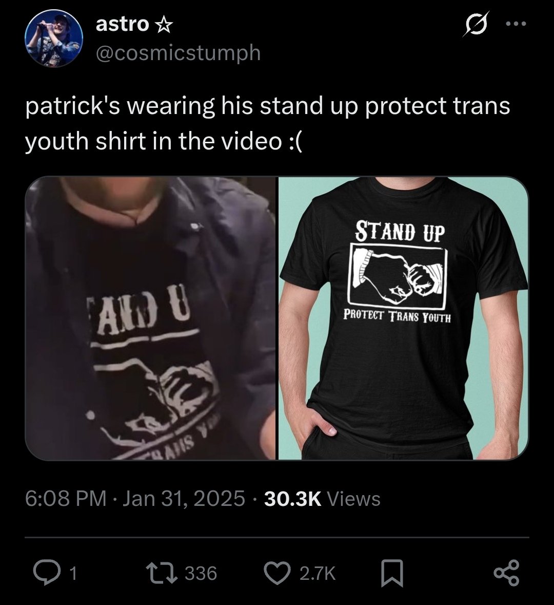 SoulPunkStan's tweet photo. @LOV3LYR1TA He was wearing it in his Glass Slipping podcast episode! https://t.co/p0DKU8QPVF