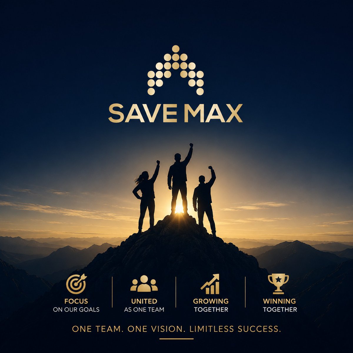 SaveMaxRealty's tweet photo. At Save Max, success isn’t an individual game. We believe it’s built through commitment, consistency, and the people who push each other forward every day.

Here’s to the people behind the progress, and to achieving more together than we ever could alone.

#SaveMax https://t.co/aJE5vrcQ7J