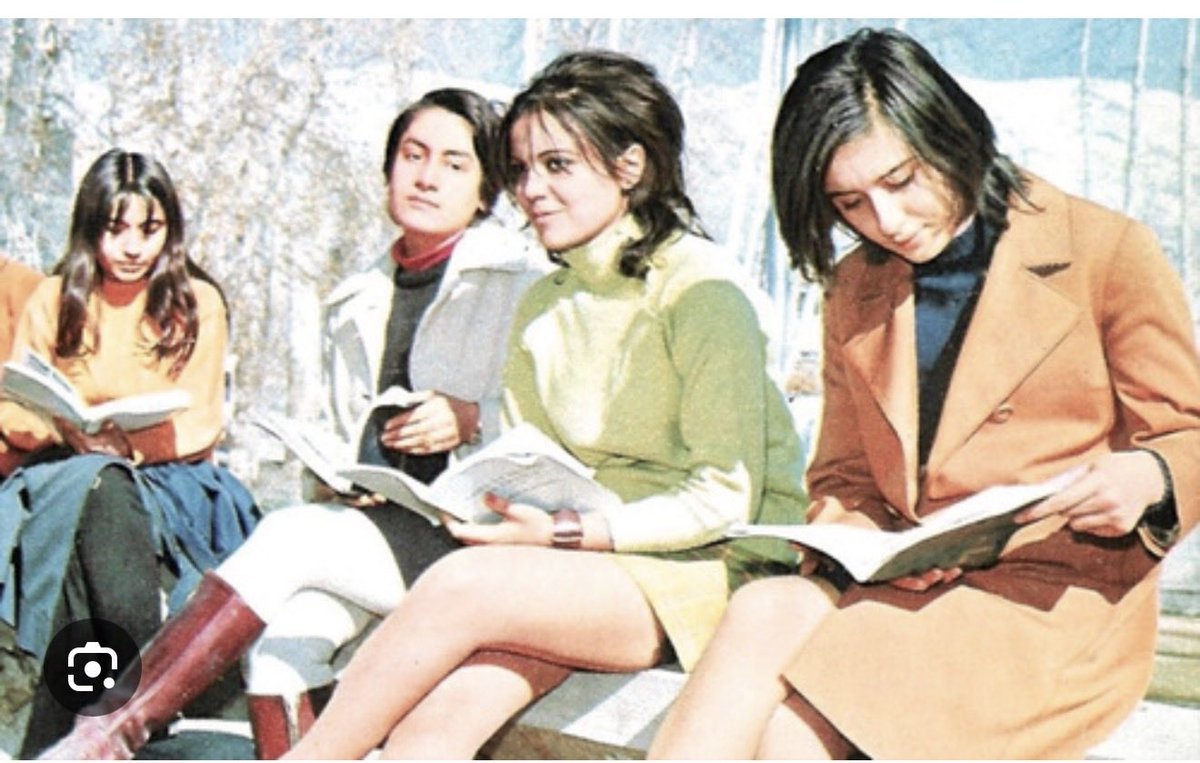 mcintosh826's tweet photo. @thelou2023 @OliLondonTV Well you lost the battle by calling people retards. However, allow me to remind you of what Iranian women wore in the 1960’s &amp; early 70’s when they were allowed to get an education, jobs and have power. https://t.co/fZpOVYnRjM