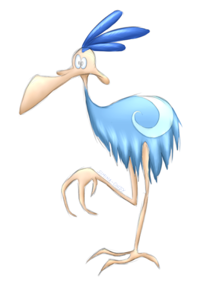 SiminaCindy's tweet photo. They say zombie chickens are born out of the eggs of stressed chickens, so what do the healthy chickens look like? Something like this, I'd imagine.

Art belongs to me. Do not copy or reupload.
#rayman #fanart #cartoon #digitalart #characterdesign #bird #fantasy https://t.co/Q4s3BHoTTR