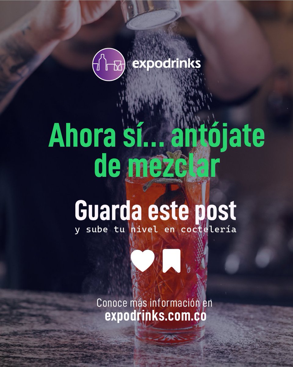 feriaexpodrinks's tweet photo. Sigue descubriendo el mundo de la coctelería y la mixología con la Parte 2 de nuestro glosario y vive más de cerca la experiencia Expodrinks.

Conoce más en https://t.co/V76ZCw6TaL 👀🥂

#Expodrinks #Coctelería #Mixología https://t.co/cf1W7Iow6w