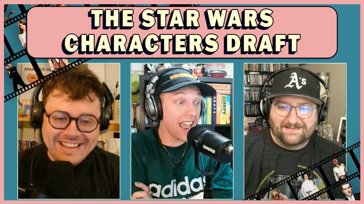 draftmoviepod's tweet photo. 💫 NEW PODCAST 💫

🔘 Daniel joins @BennyBurrito &amp; @EthanSimmie for The Star Wars Characters Draft!
🔘 Craziest “Hear Me Out” Characters!!!
🔘 Star Wars RANKINGS!!

APPLE: https://t.co/8aWv3EufY9
SPOTIFY: https://t.co/tc0Lxy71RR
YOUTUBE: https://t.co/HuDnYIB5l6 https://t.co/BXJwONv2zC