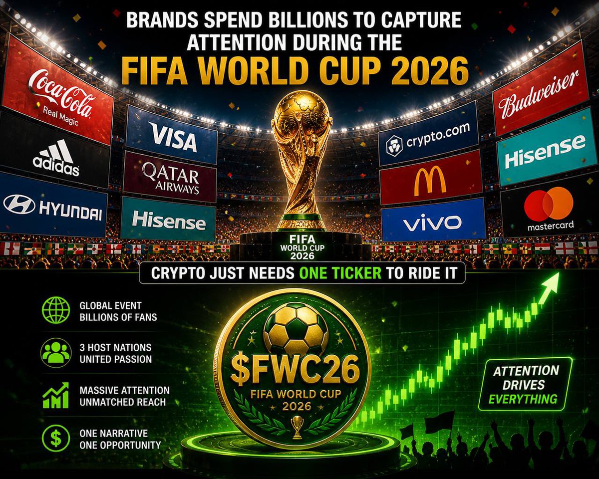 DariuszJogin's tweet photo. @JR5_Crypto #FWC26 - ETH
      FIFA World Cup
     MEME + UTILITY
         16 DAYS TO 
                  KICK⚽️FF
fwc26@eth.com https://t.co/wBCP2wWunu