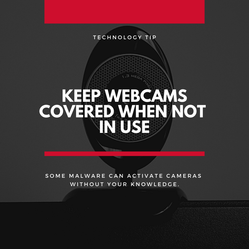 SMS_Datacenter's tweet photo. Tech Tip: Keep webcams covered when not in use https://t.co/61dcP8mYJf