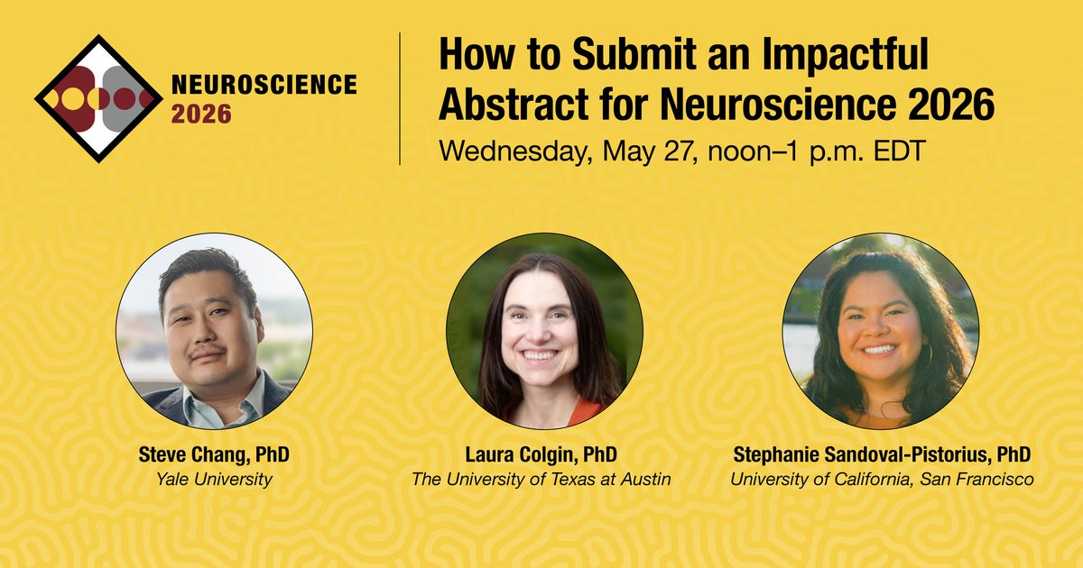 Society for Neuroscience (SfN) tweet media