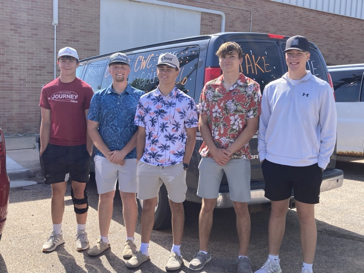 CwcChambers's tweet photo. The CWC Golf team made their way to Columbus this morning! Good luck this week at the Class D State Golf Championships!! https://t.co/onPyugIwrv