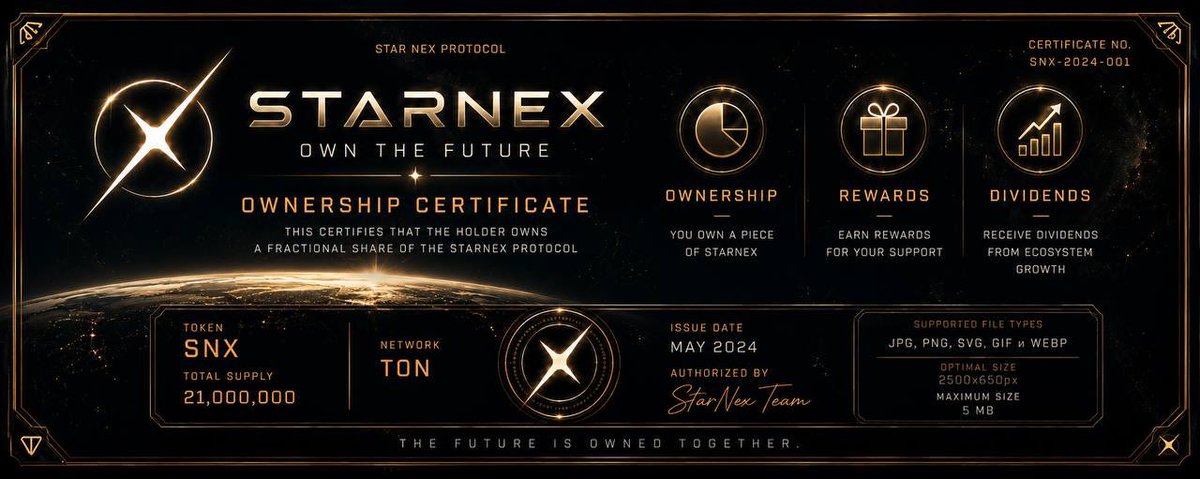 Starnex on TON tweet media