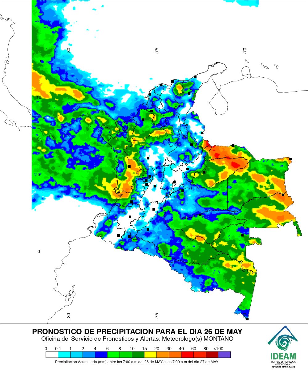 Ideam Colombia tweet media