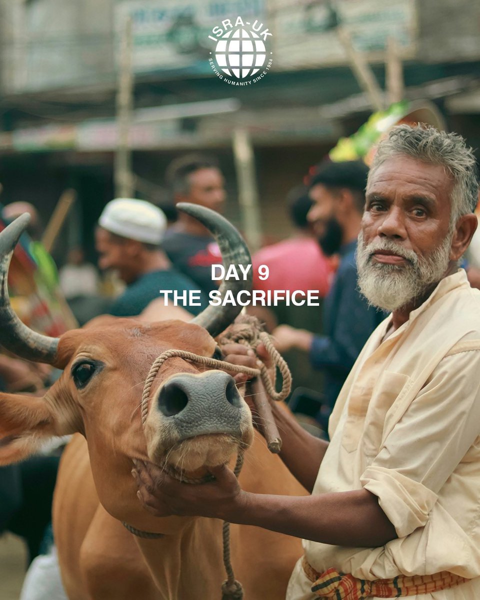 ISRA_UK's tweet photo. Pilgrims perform Qurbani following the example of Prophet Ibrahim (AS) — a symbol of obedience, devotion, and sacrifice.

But for millions around the world, Qurbani means something else too:

A rare meal.
Relief from hunger.
A moment of joy on Eid.

Your sacrifice can feed families who otherwise would go without.

Fulfil your Qurbani with care, compassion, and purpose.

Donate now — link in bio.

#Qurbani #EidAlAdha #ProphetIbrahim #DhulHijjah2026 #Hajj