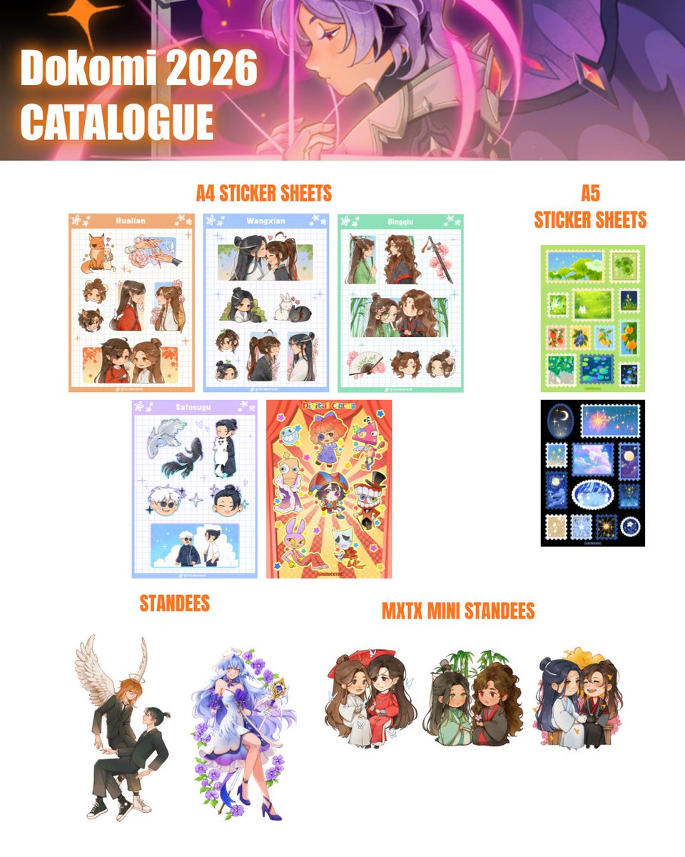 qinimoonie's tweet photo. Dokomi catalogue! you can find me at Hall 1 1F53!✨ #dokomi https://t.co/4MAn54lrDU