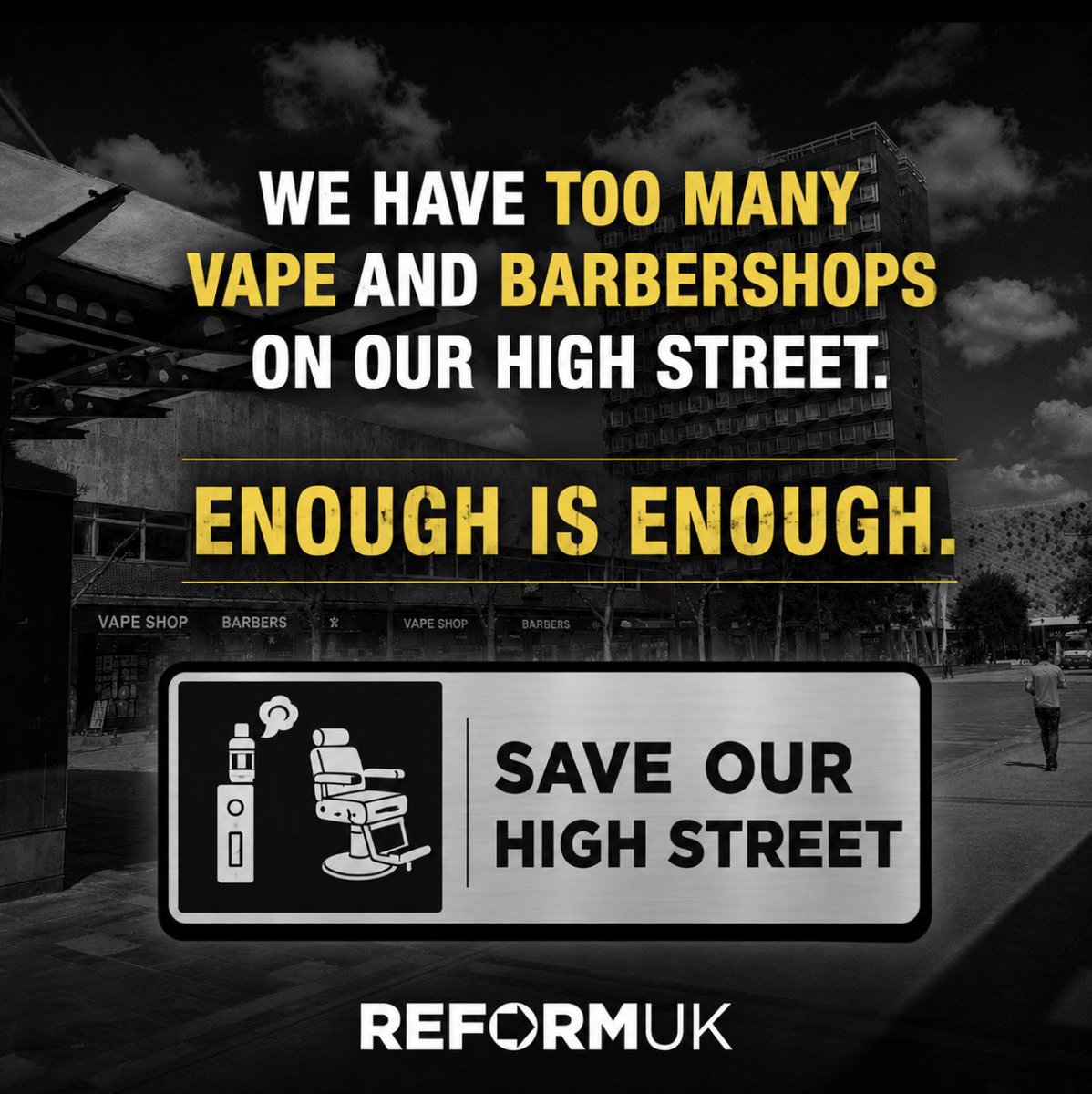 vape shops basildon Our high street is becoming soulless, enough is enough. @reformparty_uk  Basildon will be the FIRST in the country to bring forward a motion to  tackle the saturation of vape shops and barbers