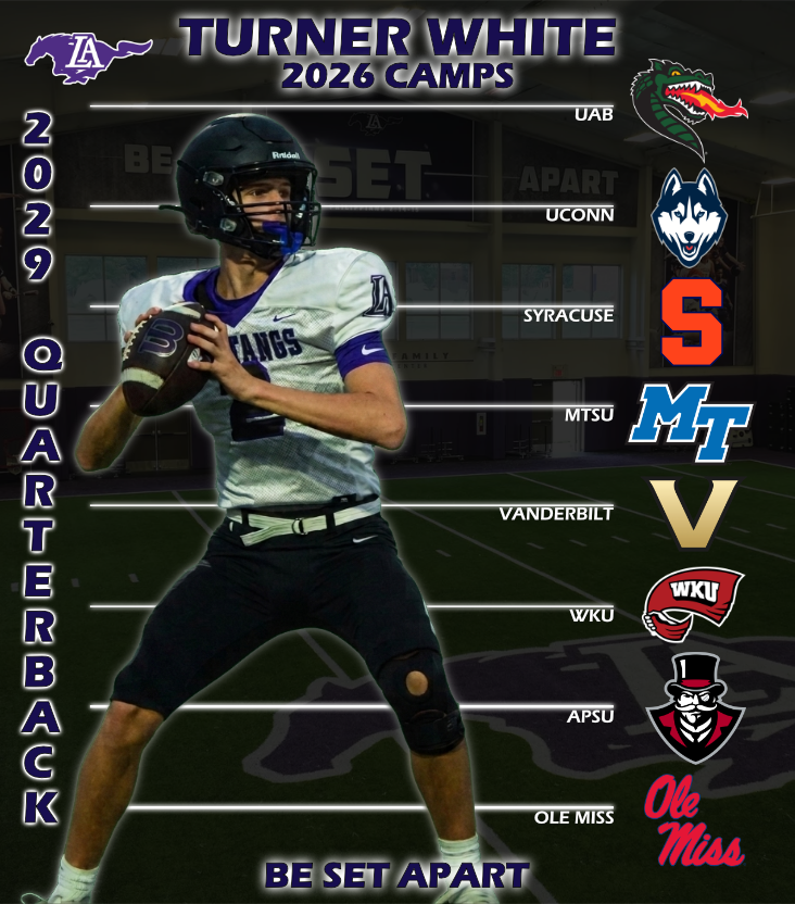 2Turnerwhite's tweet photo. Thanks to all the coaches who invited me to their camps.  I'm excited to come out and compete! @DilfersDimes @harrison7barker @LAmustangFB @TheUCReport @CSmithScout @drew_toennies @CoachKennyAdams @CoachMal7 @247Sports @On3 @Rivals @VisionQb @Elite11 @NxgnCamps @TomLoy247 https://t.co/haX1Lrliu0