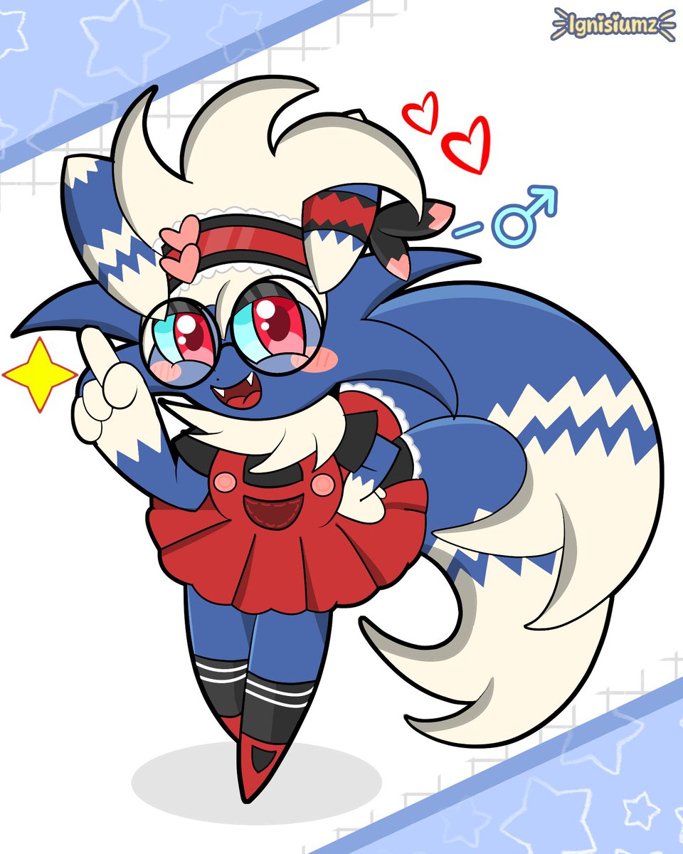 Ignisiumz's tweet photo. Pretty Male Meowstic Igni in red dress 🎀 https://t.co/K6ZHGTu5yn