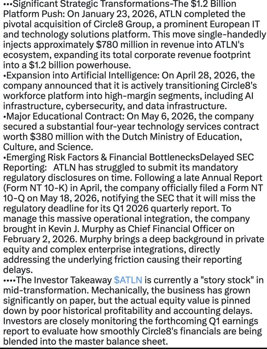 $ATLN is my next Before The Crowd Comes Trade Idea. Last 7 Officially ...