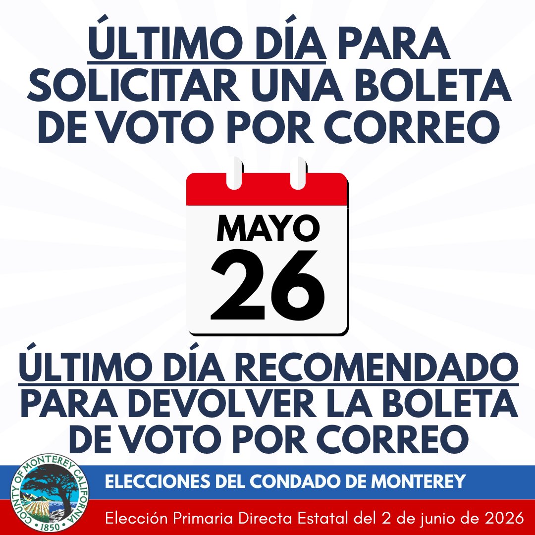 Monterey County Elections tweet media