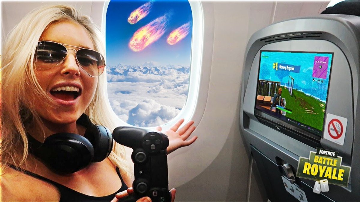 travelhacked's tweet photo. You will be able to play Fortnite on American Airlines flights starting in 2027

American Airlines has announced that they are adding Starlink to over 500 aircrafts starting Q1 2027

With Starlink you can play games, stream, video call, and more just like you do at home but 40,000 feet in the sky

What was once a bucket list item for many will become very doable soon (if you are skilled enough)

https://t.co/WNAhDgbJj6