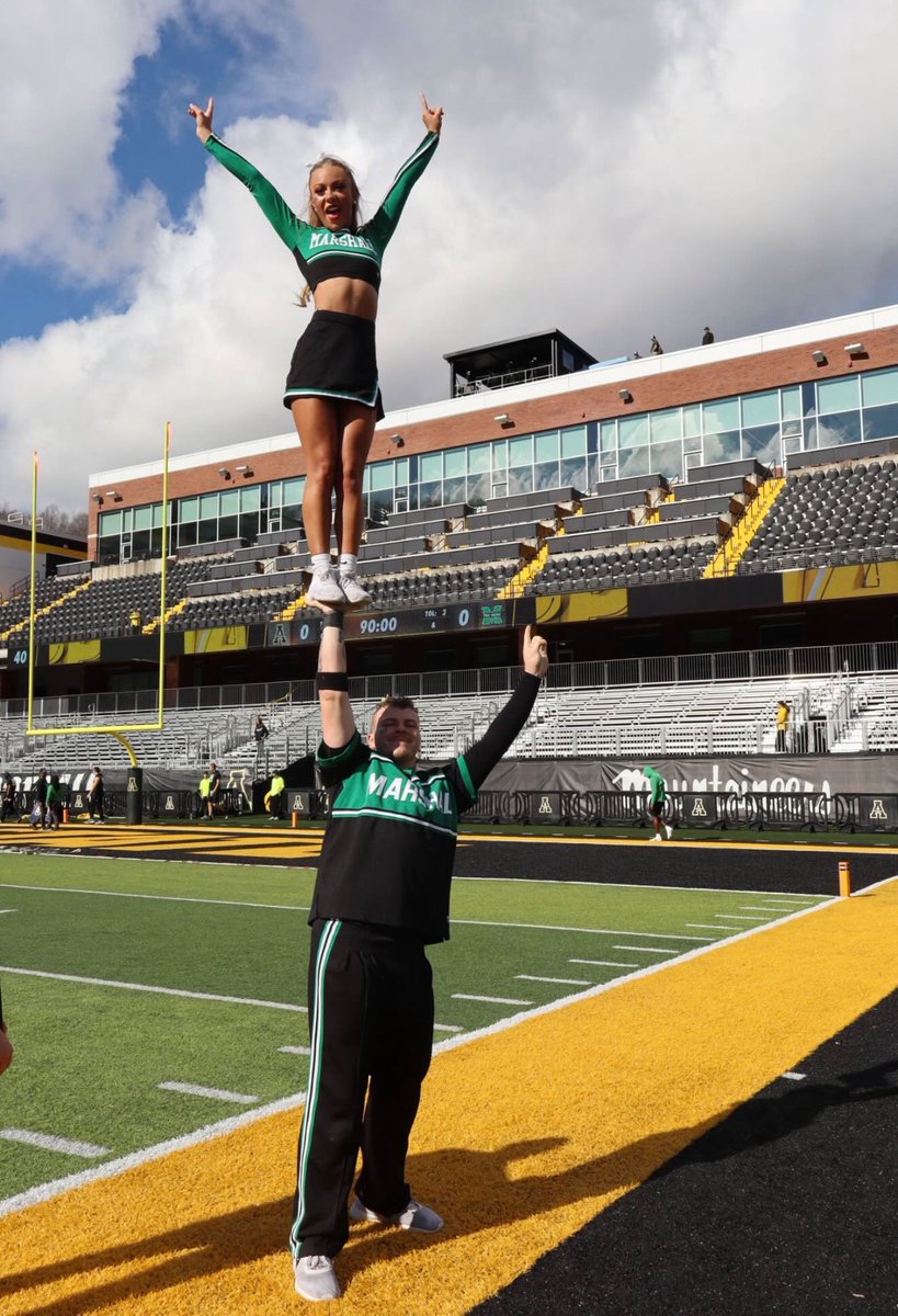 MUBigGreen's tweet photo. Beyond the Jersey🤘

This week’s student-athlete highlight features Kaci Adkins.

Kaci is a Communication Studies major from Proctorville, Ohio, entering her senior year as a member of the Marshall cheerleading team. Throughout her time at Marshall, she has taken pride in balancing athletics and academics while earning both Dean’s List and President’s List honors.

Last year, Kaci was named an NCA All-American at camp, a recognition that highlights her dedication and hard work within the sport. Alongside training for Nationals in Daytona each April, Marshall Cheer supports multiple Thundering Herd athletic programs throughout the year, including football, volleyball, and both men’s and women’s basketball. The team also participates in various community service activities.

“I want to thank Big Green donors for supporting student-athletes like me and my teammates and for helping provide opportunities for us to succeed both academically and athletically. Your support truly makes a difference in our college experience.”

Make an impact by visiting the link in bio!
