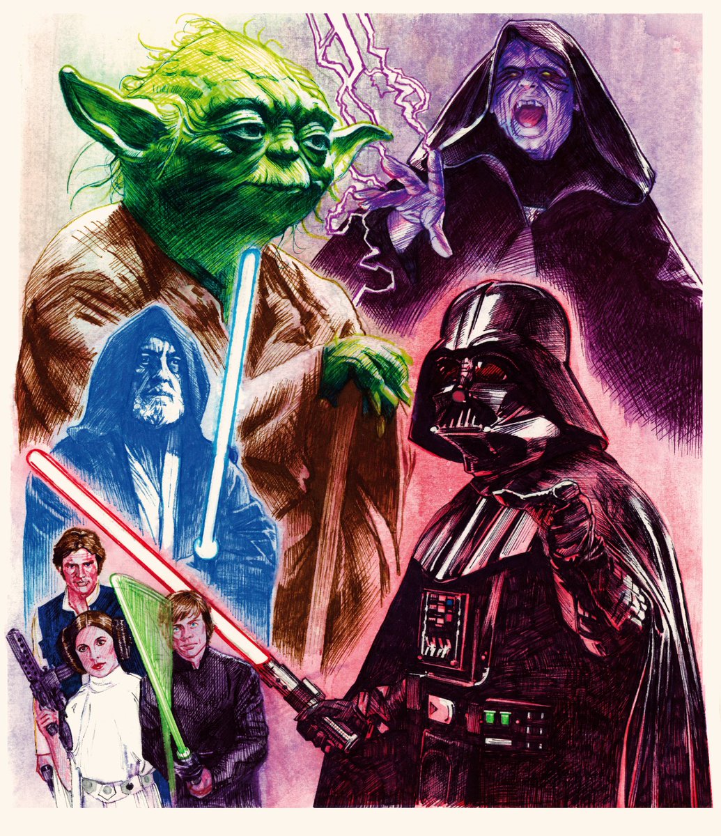 FernandoPro91's tweet photo. • Star Wars 💫 •
(@tratto_fila &amp; water)

#starwars #comics #illustration #darthvader #movie https://t.co/l2A0pbTIiw